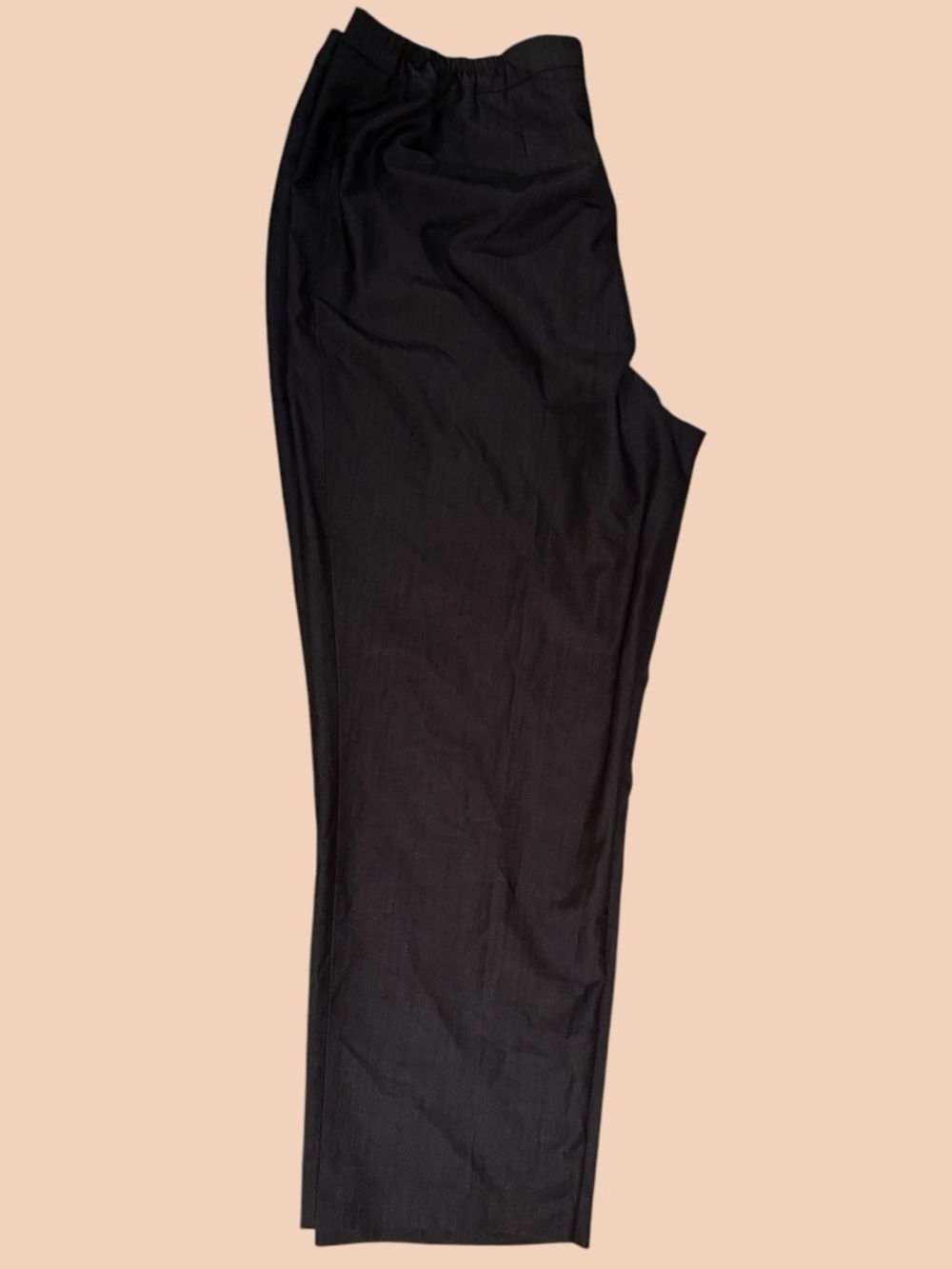 Kasper Women's Plus Size 18W Heathered Charcoal Wide Leg Trousers - Picture 1 of 4